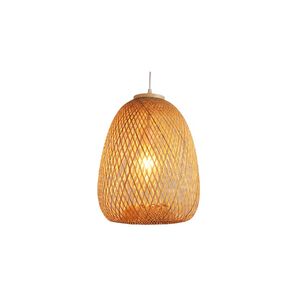 Candeeiro de teto Metal-Bambo-D18×H23cm-1×27-Avıda