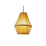 Candeeiro de teto Metal-Bambo D30×H36cm 1×27-Avıda
