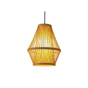 Candeeiro de teto Metal-Bambo D30×H36cm 1×27-Avıda