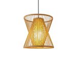 Candeeiro de teto Metal-Bambo-D35×H30CM-1×27-Avıda