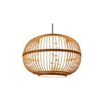 Candeeiro de teto Metal-Bambo-D40×H25cm-1×27-Avıda