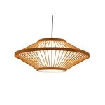 Candeeiro de teto Metal-Bambo-D50×H20cm-1×27-Avıda