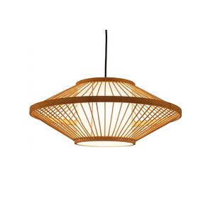 Candeeiro de teto Metal-Bambo-D50×H20cm-1×27-Avıda