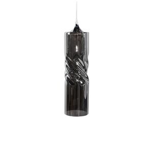 Candeeiro de Teto Suspenso Cilindro de Vidro 120*400 1×27-Avida