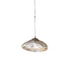 Candeeiro de teto suspenso vidro φ200*H1000 1×27- Dourado-Avida