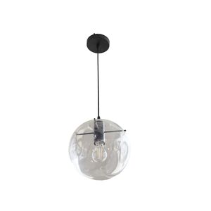 Candeeiro de teto suspenso vidro φ250 1×27-Transparent Avida