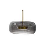 Candeeiro de teto suspenso vidro φ330*H170-10W Led- Fumo Avida