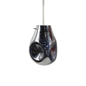 Candeeiro de teto suspenso vidro cromo  230*300-1×27-Avida