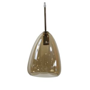 Candeeiro de teto suspenso vidro D220*H300 1×27-Transparet-Avida