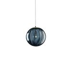 Candeeiro de teto suspenso vidro D300 1×27-Azul-Dourado-Avida