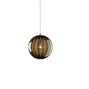 Candeeiro de teto suspenso vidro D300 1×27-Dourado-Avida