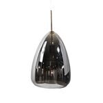 Candeeiro de teto suspenso vidro D300*H410 1×27-Transparet-Avida