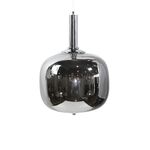 Candeeiro de teto suspenso vidro D350*500 1×27-Cromo Avida