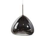 Candeeiro de teto suspenso vidro D350*H290 1×27-Transparet-Avida