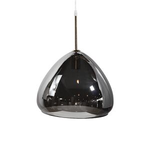 Candeeiro de teto suspenso vidro D350*H290 1×27-Transparet-Avida