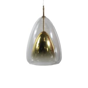 Candeeiro de teto suspenso vidro D350*H300 1×27-Transparet-Avida