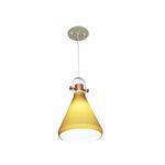 Candeeiro Decorativo Amarelo Para Restaurantes/Cuzinha 1x40w E27
