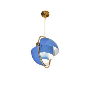 Candeeiro Decorativo Azul 1x E27 40w