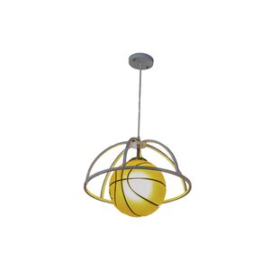 Candeeiro Infantil Bola De Basquete 1x40w E27