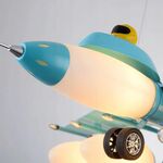 Candeeiro Infantil Estilo Avião 3x E14 40w
