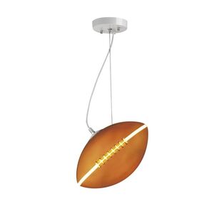 Candeeiro Infantil Estilo Bola De Futebol Americano 1x E27 40w