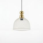 Candeeiro Suspenso Metal Branco