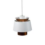 Candeeiro suspenso Metal branco+Dourado  E27 250*250-Avida