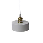 Candeeiro suspenso Metal branco E27 160*115-Avida