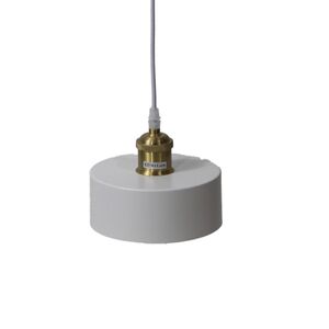 Candeeiro suspenso Metal branco E27 160*115-Avida