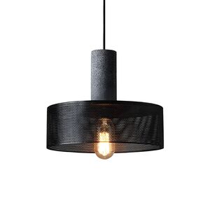 Candeeiro suspenso Metal+cimento E27 250*200-Avida
