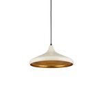 Candeeiro Suspenso Metal Creme