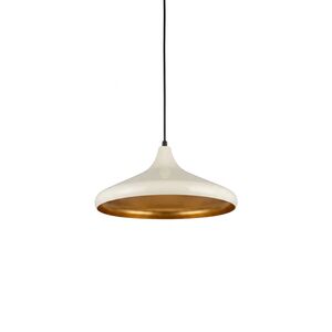 Candeeiro Suspenso Metal Creme