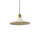 Candeeiro Suspenso Metal Creme