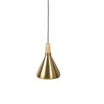Candeeiro suspenso Metal Dourado E27 D180-Avida