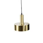 Candeeiro suspenso Metal Dourado E27 D200-Avida