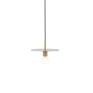 Candeeiro suspenso Metal Dourado E27 D200*H120-Avida