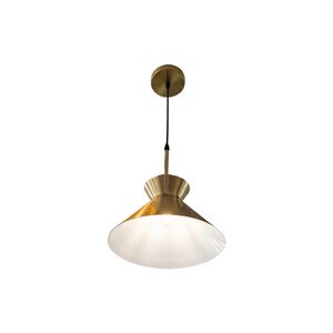 Candeeiro suspenso Metal Dourado E27 D250-Avida