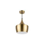 Candeeiro suspenso Metal Dourado E27 D250-Avida