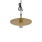 Candeeiro suspenso Metal Dourado E27 D260*H120-Avida