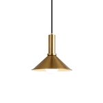 Candeeiro suspenso Metal Dourado E27 D300*310-Avida