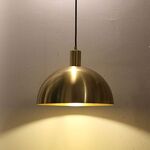 Candeeiro suspenso Metal Dourado E27 D350*H300-Avida