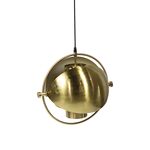 Candeeiro suspenso Metal Dourado E27 D380*400-Avida