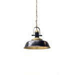 Candeeiro Suspenso Metal Preto