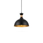 Candeeiro Suspenso Metal Preto