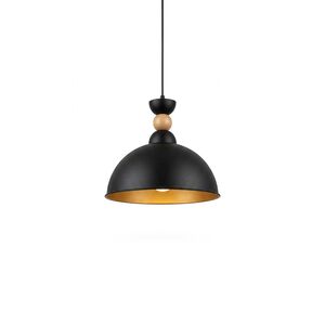 Candeeiro Suspenso Metal Preto