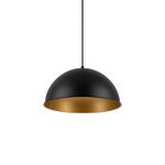 Candeeiro Suspenso Metal Preto 30Cm