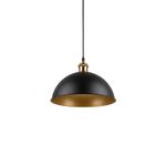Candeeiro Suspenso Metal Preto