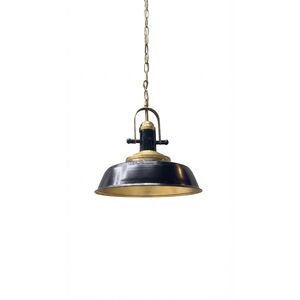 Candeeiro Suspenso Metal Preto