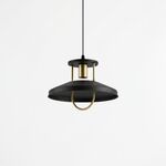 Candeeiro Suspenso Metal Preto