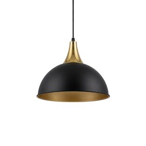 Candeeiro Suspenso Metal Preto